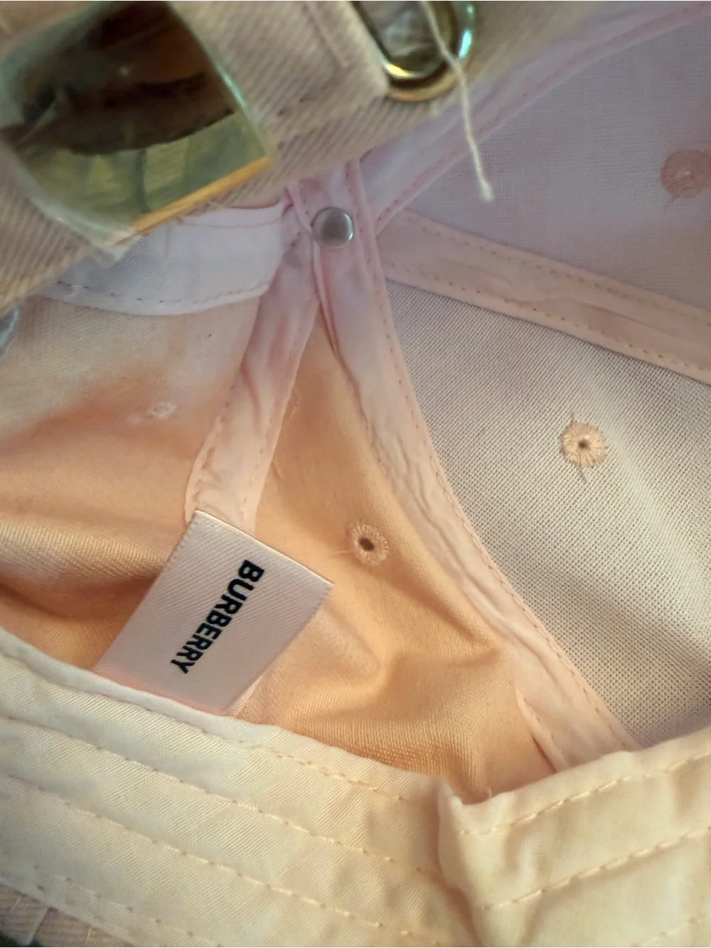 Burberry Pink Baseball Cap